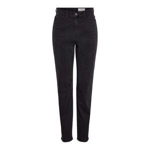Noisy May Womens/Ladies High Waist Mom Jeans / Black Denim